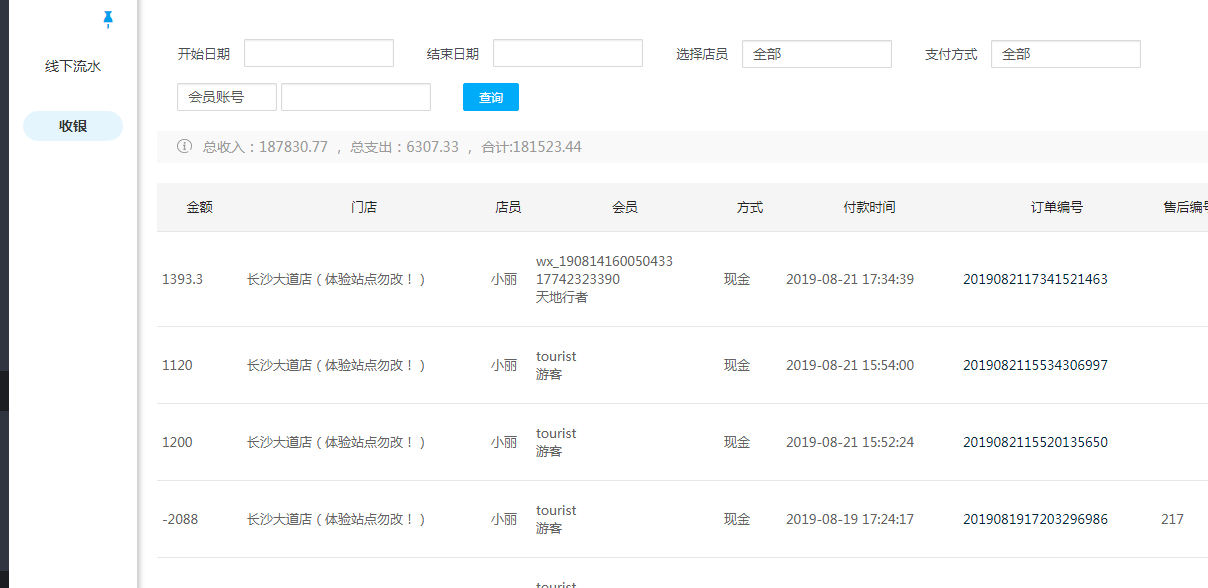 會(huì)員收銀系統(tǒng)賬目一目了然防漏洞