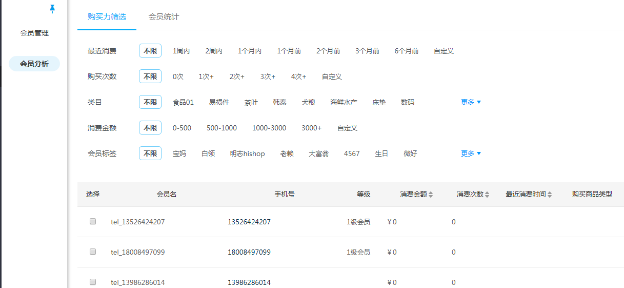 微信會(huì)員卡管理系統(tǒng)多少錢