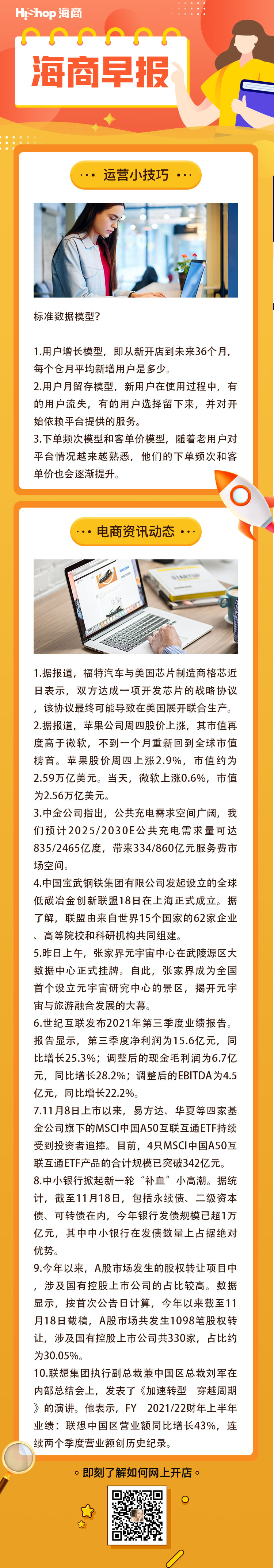 HiShop電商早報——2021年11月19日